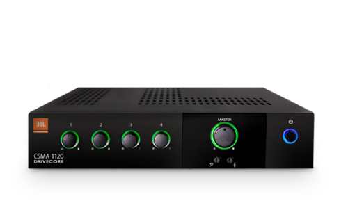 JBL - 120W Commercial Mixer-Amplifier - Black