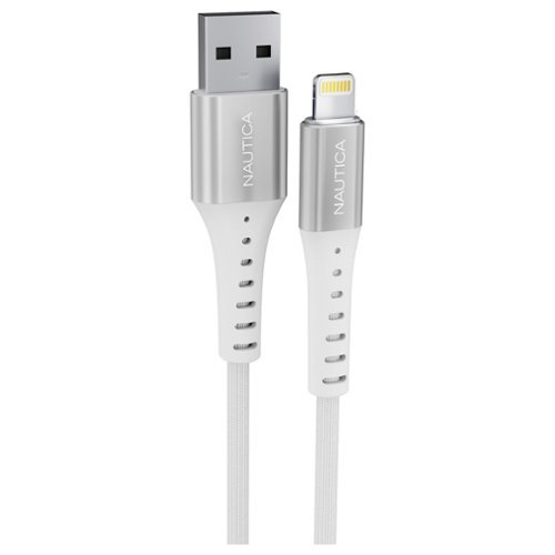 Nautica - USB-A To Lightning Cable MFI Certified Urban CB105 ( 4 FT - White-Front_Standard 