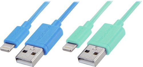 Insignia™ - Apple MFi Certified Lightning Charge-and-Sync Cable