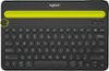 Logitech - K480 Tenkeyless (TKL) Bluetooth Membrane Multidevice Keyboard - Black-Front_Standard