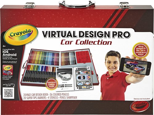  Crayola - Virtual Design Pro Car Collection - Multi
