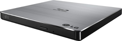  LG - 8x External USB 2.0 DVD±RW/±R/CD-RW Movie Writer - Black
