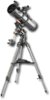 Celestron - AstroMaster 130EQ 650mm German Equatorial Reflector Telescope - Orange/Blue-Angle_Standard