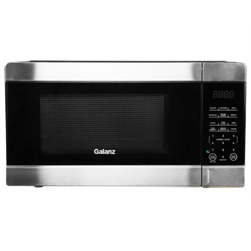 Galanz - 0.9 cu ft 900W Countertop Microwave Oven with One Touch Express Cooking - Black-Front_Standard 