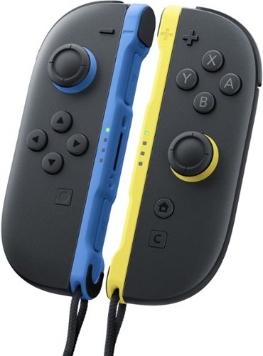 Nintendo Joy-Con 2 (L)/(R) Blue / Light Yellow - Black WORLDWIDE DELIVERY