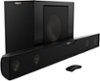 Klipsch - Reference Soundbar with 10" Wireless Subwoofer - Black-Angle_Standard