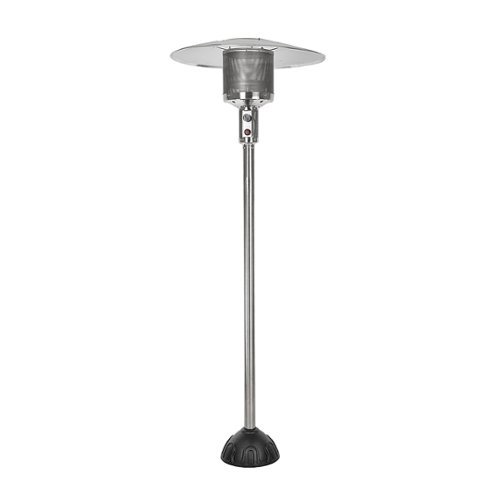 Image of Fire Sense - Stainless Steel Natural Gas Patio Heater - Stainless Steel