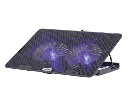 RadioShack - Portable Laptop Stand Foldable Aluminum Adjustable Ergonomic Design - Gray-Front_Standard 