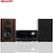 Sharp - XL-B530 Bluetooth CD Stereo Speaker System – Brown Oak-Front_Standard
