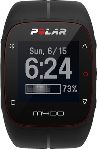  Polar - M400 GPS Watch with Heart Rate - Black