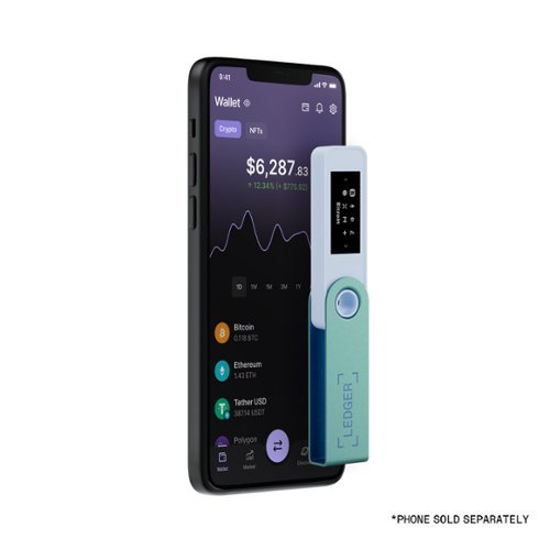 Ledger Nano S Plus Crypto Hardware Wallet - Pastel Green SHOP ONLINE