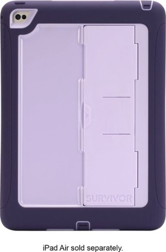  Griffin - Survivor Slim Case for Apple® iPad® Air 2 - Purple/Lavender