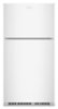 Amana - 33 in. Wide 21.3 cu. ft. Top-Freezer Refrigerator With Dual Crisper Drawers - White-Front_Standard