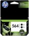 HP - 564 2-pack Standard Capacity Ink Cartridges - Black-Front_Standard