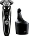 Philips Norelco - 9700 Clean & Charge Wet/Dry Electric Shaver - Black-Angle_Standard