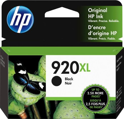  HP - 920XL High-Yield Ink Cartridge - Black