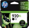 HP - 920XL High-Yield Ink Cartridge - Black-Front_Standard