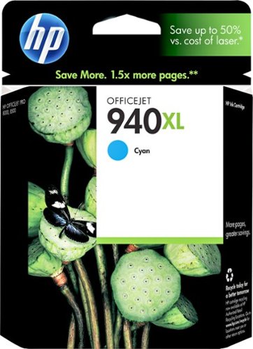  HP - Officejet 940XL Ink Cartridge - Cyan