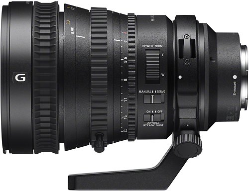 Sony FE PZ 28-135mm f/4 G OSS Power Zoom Lens for Full-Frame, APS-C and Super 35 E-Mount Cameras - Black SHOP ONLINE