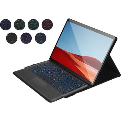 SaharaCase Keyboard Case for Microsoft Surface Pro X (2021) - Black BUY IN EUROPE