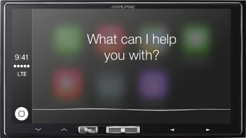  Alpine - 7&quot; - Digital Media Receiver - Apple® CarPlay - In Dash Receiver - Black