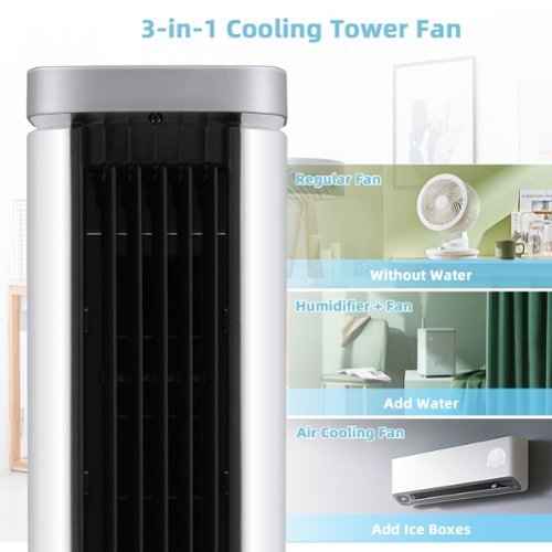 Tower Fan Ac Cooler Price Without Water Costway In Portable
