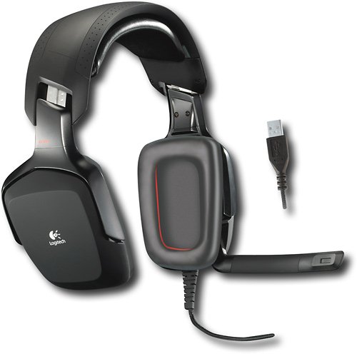  Logitech - G35 Surround Sound Gaming Headset - Black