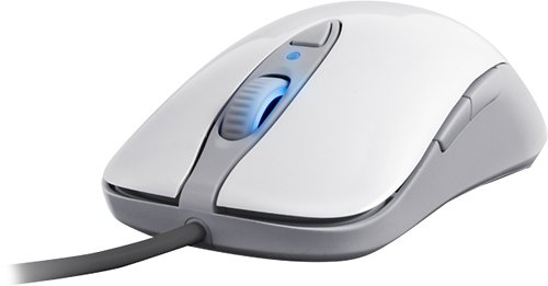  SteelSeries - Sensei RAW Laser Gaming Mouse - White/Gray