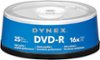 Dynex™ - 25-Pack 16x DVD-R Disc Spindle - Blue/Gray-Front_Standard