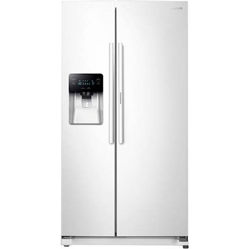  Samsung - 24.7 Cu. Ft. Side-by-Side Refrigerator with Food ShowCase and Thru-the-Door Ice and Water