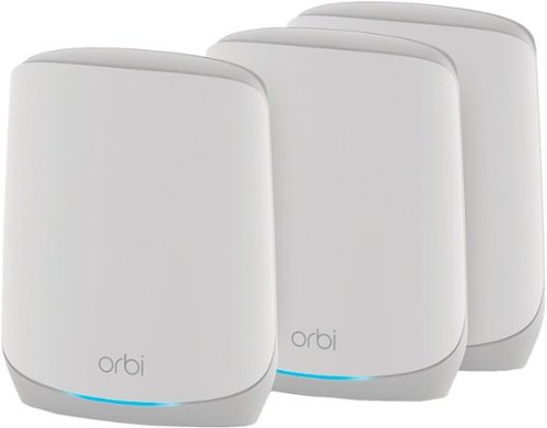 NETGEAR - Orbi 660 Series AX3800 Tri-Band Mesh Wi-Fi 6 System (3-pack) - White - White
