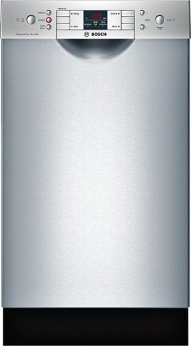  Bosch - 300 Series 18&quot; Front Control Tall Tub Built-In Dishwasher with Stainless-Steel Tub - Stainless Steel