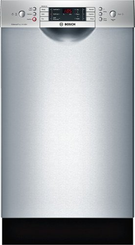  Bosch - 800 Series 18&quot; Front Control Tall Tub Built-In Dishwasher with Stainless-Steel Tub - Stainless Steel