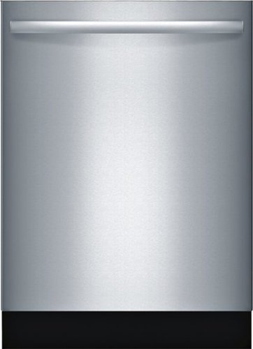 Bosch - 800 Series 24&quot; Hidden Control Tall Tub Built-In Dishwasher with Stainless-Steel Tub - Stainless Steel