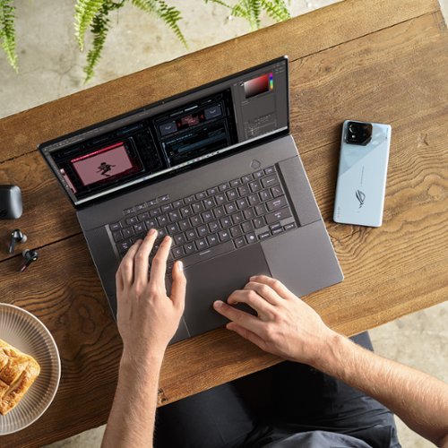 ASUS ROG Zephyrus G16 16 OLED 240Hz Gaming Laptop - Copilot+ PC - AMD Ryzen AI 9 HX 370 - 32GB Memory - RTX 4070 - 1TB SSD - Eclipse Gray BUY IN JAPAN