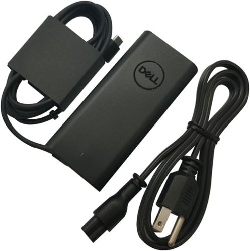 65W USB-C Laptop Charger for Dell Latitude 3340, 3440, 3540, 5340, 5440, 5540, 7340, 7440, 7640 & 9440 2-in-1 with Power-Front_Standard 