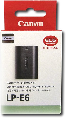  LP-E6 Lithium-Ion Battery Pack for Select Canon Digital Cameras