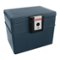 First Alert - 0.59 Cu. Ft. Water-Resistant Safe for CDs and DVDs with Key Lock - Slate-Front_Standard