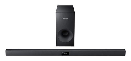  Samsung - AudioBar 2.1-Channel Soundbar System with Wired Subwoofer - Black