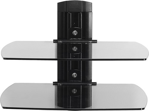  Sanus - Foundations Dual On-Wall Component Shelf System - Black