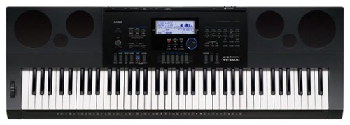 Casio - Portable Workstation Keyboard with 76 Piano-Style Touch-Sensitive Keys - Black