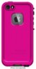 LifeProof - frē Case for Apple® iPhone® 5 and 5s - Dark Magenta/Magenta-Front_Standard