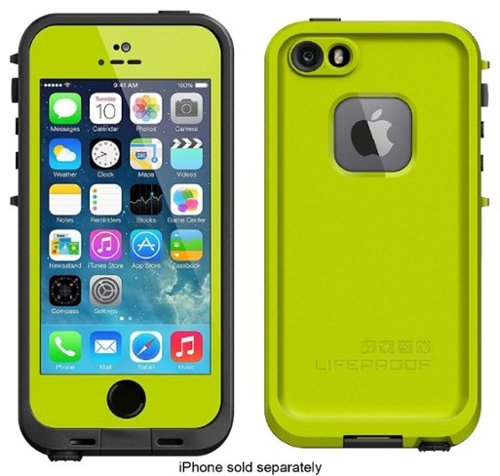 LifeProof - frē Case for Apple® iPhone® 5 and 5s - Lime-Front_Standard 