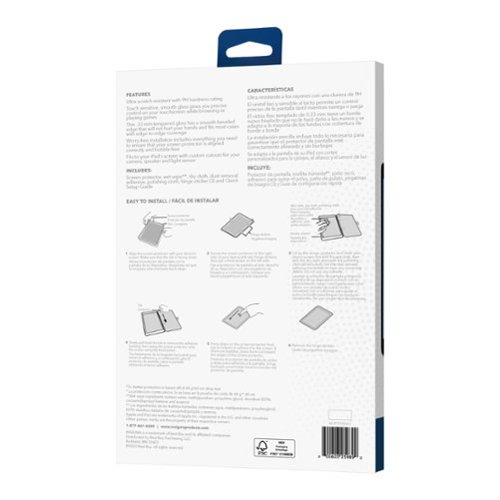 Insignia™ Glass Screen Protector for Apple iPad 10.2 (7th, 8th and 9th Gen) - Clear BUY IN EUROPE