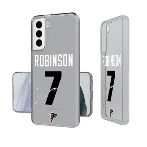 Keyscaper - NFL - Bijan Robinson Atlanta Falcons Galaxy Clear Case - S24 - Multicolor-Front_Standard 