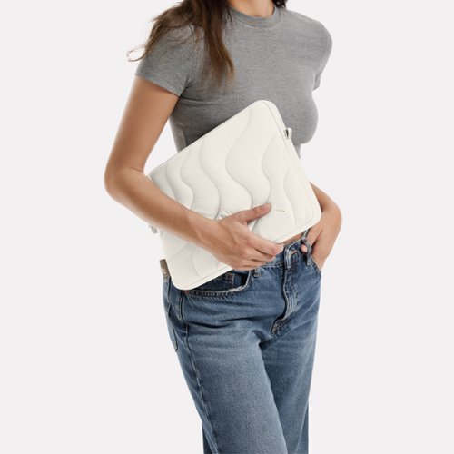 tomtoc Terra-A27 Puff Recycled Laptop Sleeve Bag Case for 16-inch MacBook Pro M4/M3/M2/M1 Pro/Max 2024-2019, Quilted Design - Snowberg WHERE TO BUY