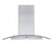ZLINE - 36 inches - Externally Vented - Wall Range Hood - Stainless steel-Front_Standard