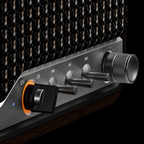 Edifier S300 Tabletop Wireless Speaker (Each) - Black Walnut WORLDWIDE DELIVERY