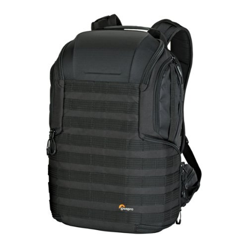 Lowepro - ProTactic BP 450 AW 2 Pro 25L Comfortable Modular Backpack - Black-Front_Standard 