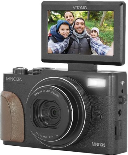 Minolta MND35 64.0 Megapixel 4K Video Digital Camera - Black SHOP ONLINE